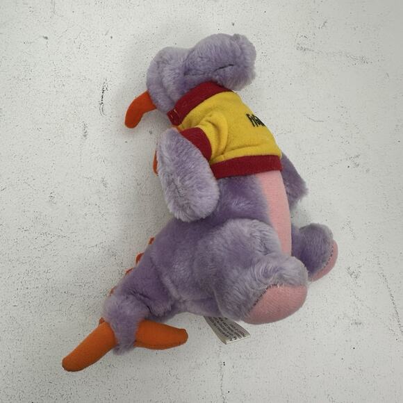 VTG Figment 8” Plush Purple Dragon Disney World Epcot 1982 Disneyland Parks - Picture 6 of 7